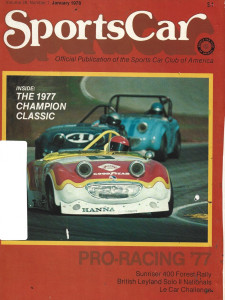 SPORTS CAR 1978 JAN - SUNRISER 400 FOREST RALLY, LE CAR CHALLANGE*